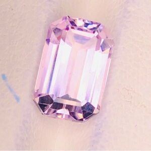 Natural Pink Color Kunzite 3.90 Ct Kunzite Ring Size